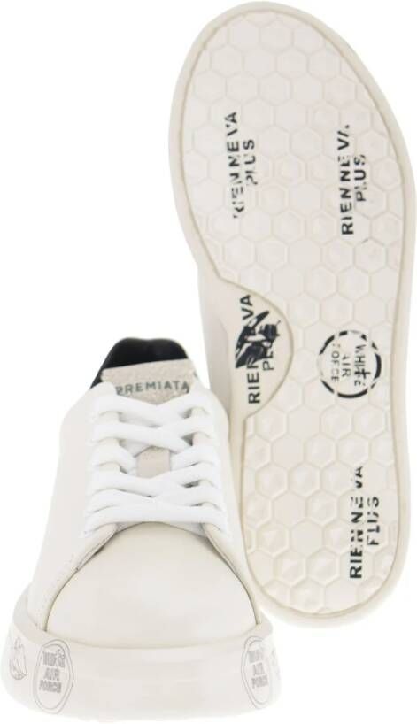 Premiata Witte Leren Belle Sneakers White Dames