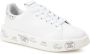Premiata Witte Leren Platform Sneakers White Dames - Thumbnail 2