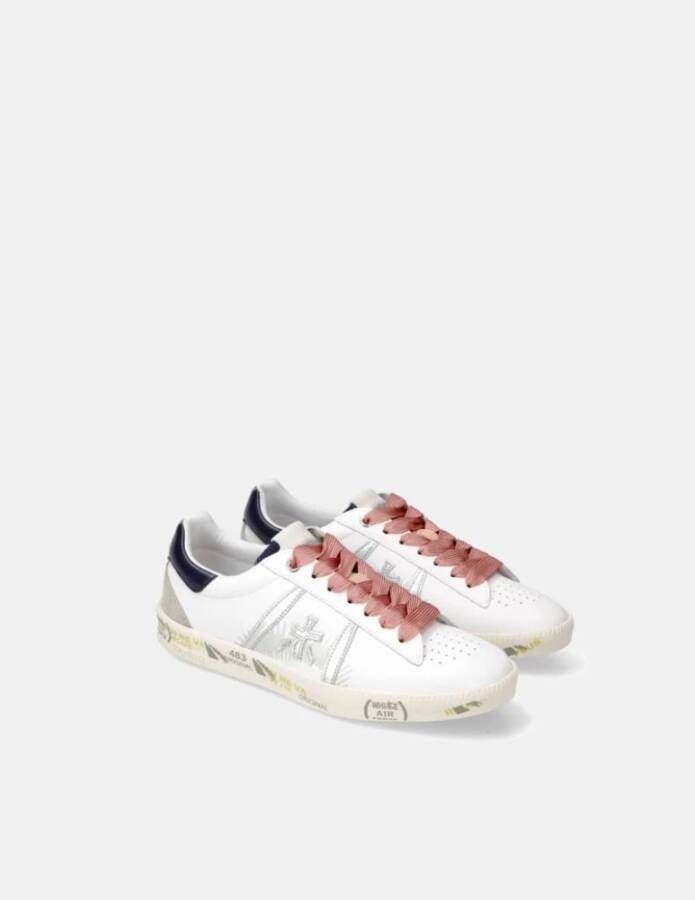 Premiata Witte leren sneakers AndyD 6532 Multicolor Dames