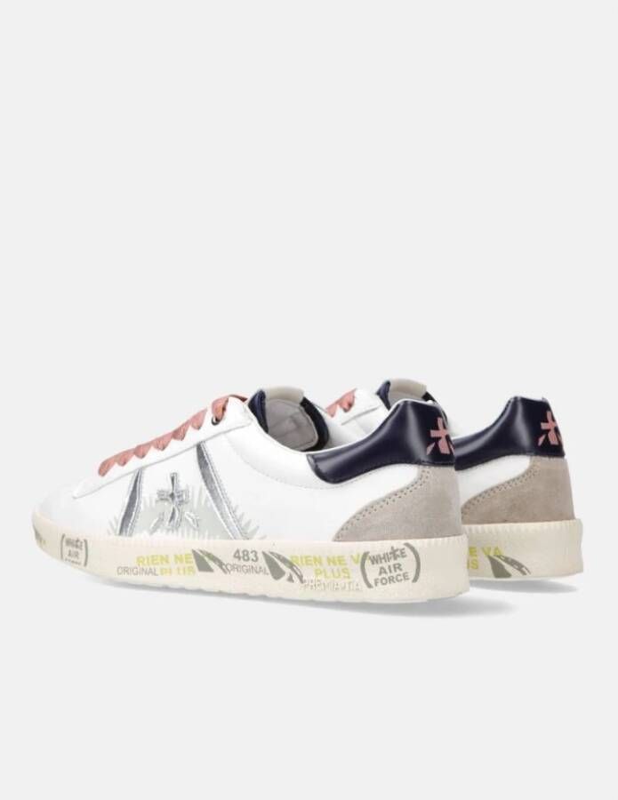 Premiata Witte Leren Sneakers Andy-D 6532 White Dames