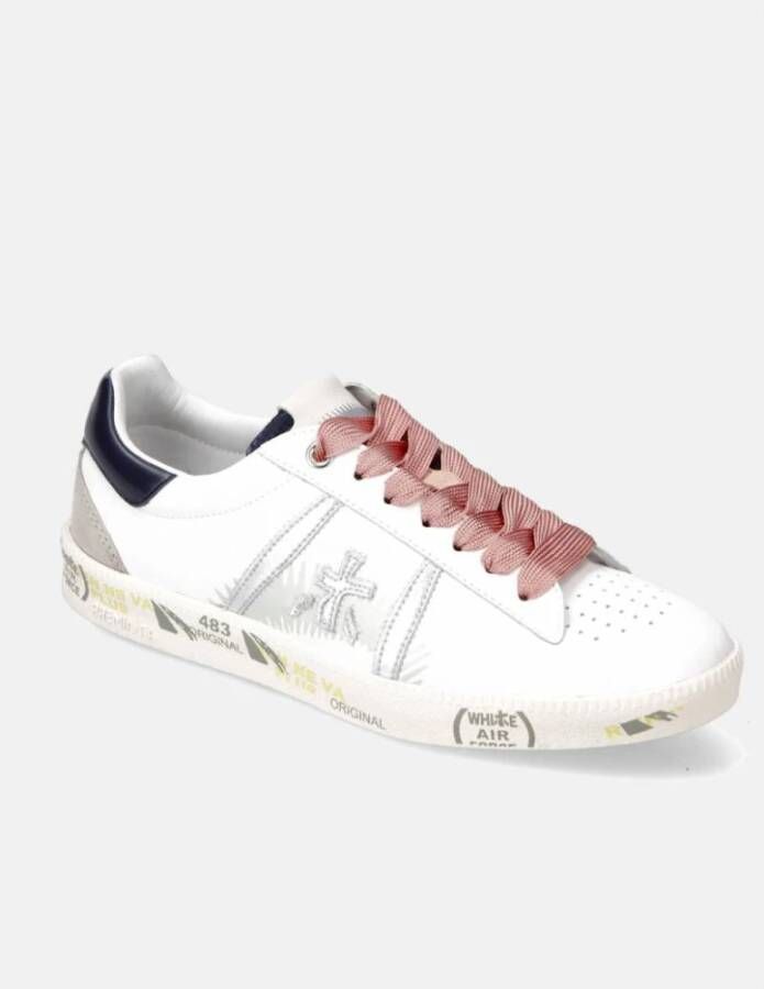 Premiata Witte leren sneakers AndyD 6532 Multicolor Dames