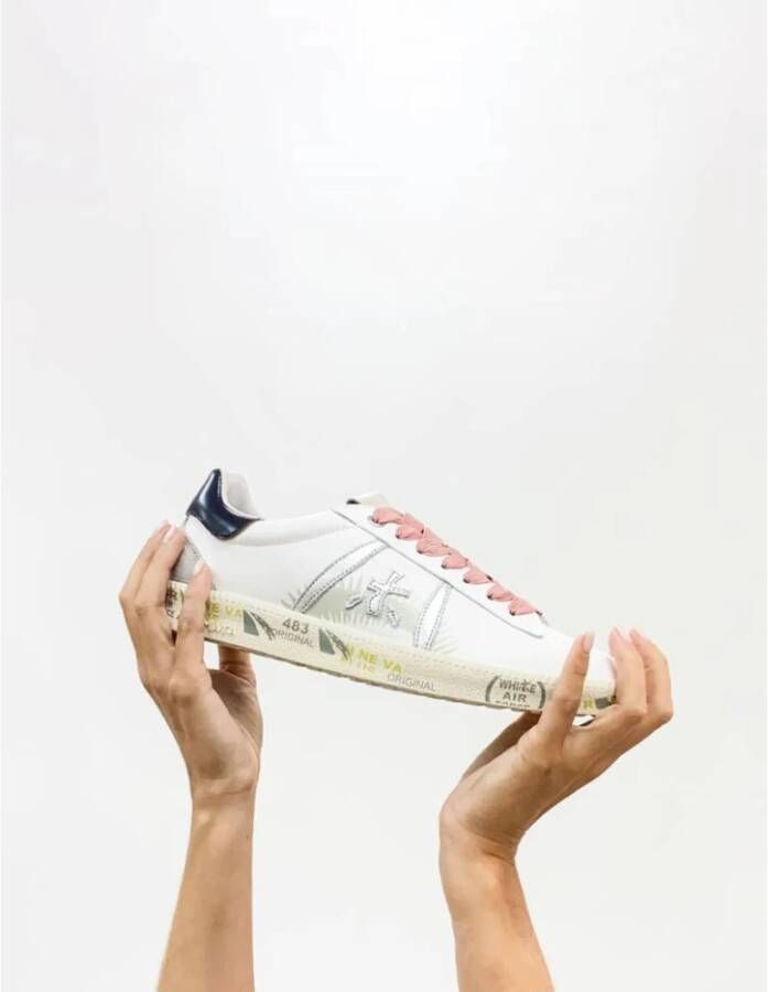 Premiata Witte Leren Sneakers Andy-D 6532 White Dames