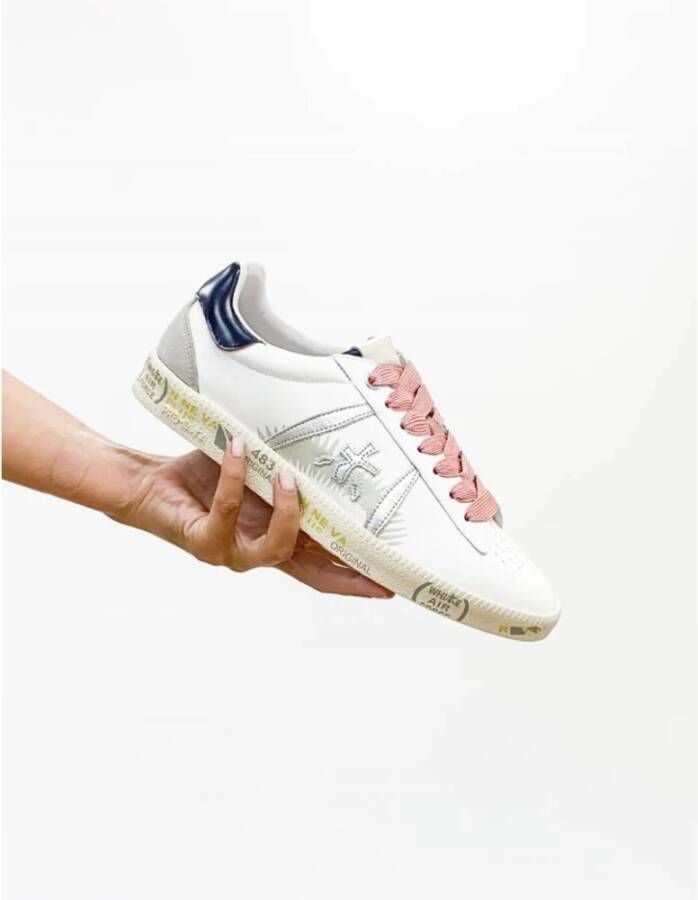 Premiata Witte leren sneakers AndyD 6532 Multicolor Dames