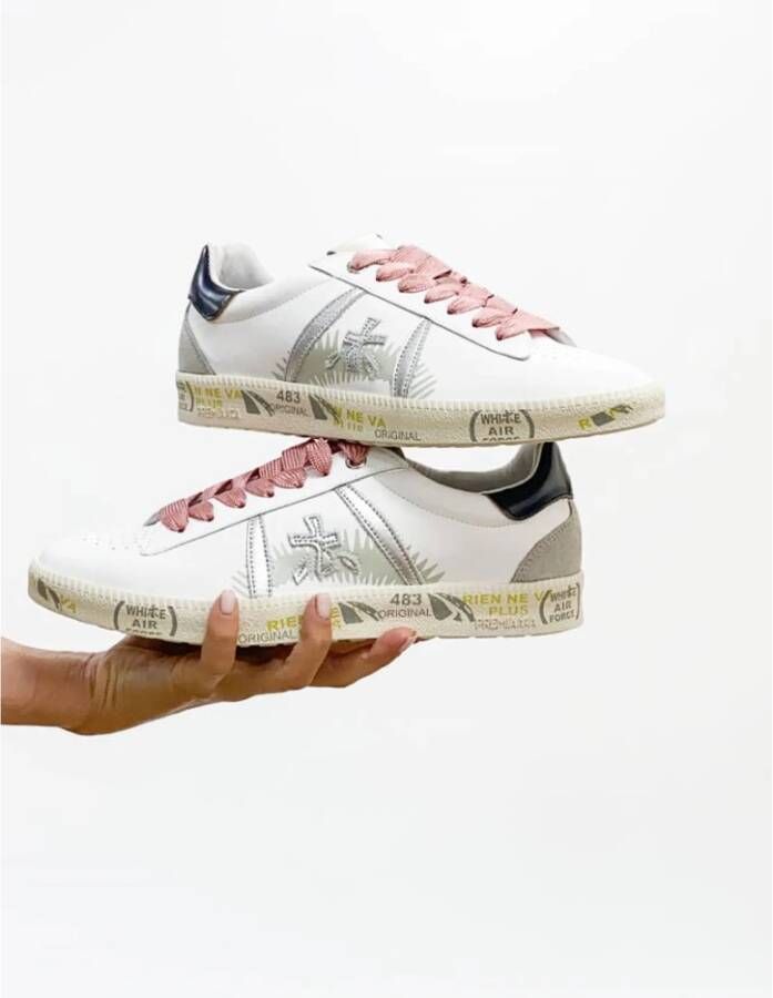 Premiata Witte Leren Sneakers Andy-D 6532 White Dames