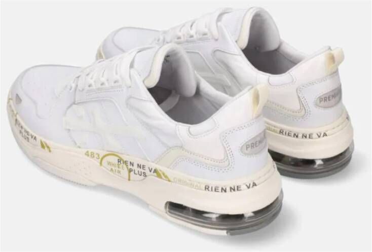 Premiata Witte Leren Sneakers Drake White Heren