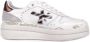 Premiata Witte Leren Sneakers Logo Zijkant Achterkant White Dames - Thumbnail 15