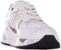 Premiata Leren en Technische Stofsneakers White Dames - Thumbnail 15