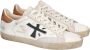 Premiata Witte leren sneakers met zwart logo - Thumbnail 2