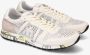 Premiata Witte Leren Sneakers Multicolor Heren - Thumbnail 3