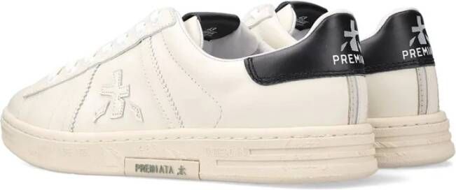 Premiata Witte Leren Sneakers Russell White Heren