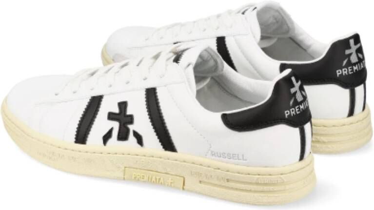 Premiata Witte Leren Sneakers Ss25