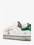 Premiata Witte leren sneakers Steven voor heren - Thumbnail 2