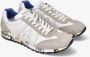 Premiata Heren Sneakers Lucyd 206E van leer en suède White Heren - Thumbnail 2