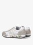 Premiata Heren Sneakers Lucyd 206E van leer en suède White Heren - Thumbnail 3