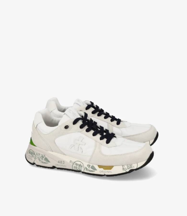 Premiata Witte Nineties Stijl Sneakers