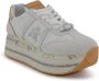 Premiata Beth 7037 Deportiva Plataforma Sneakers White Dames - Thumbnail 33