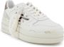 Premiata Witte Leren Sneakers Logo Zijkant Achterkant White Dames - Thumbnail 32