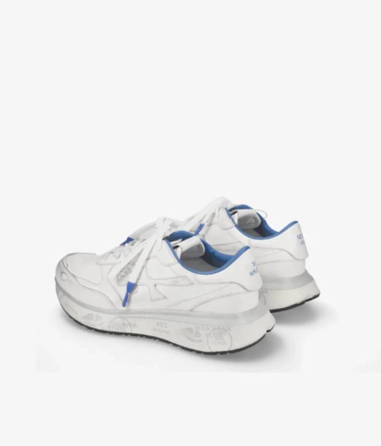 Premiata Witte Retro Hardloopschoenen
