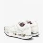 Premiata Geperforeerde Leren Sneakers White Dames - Thumbnail 2