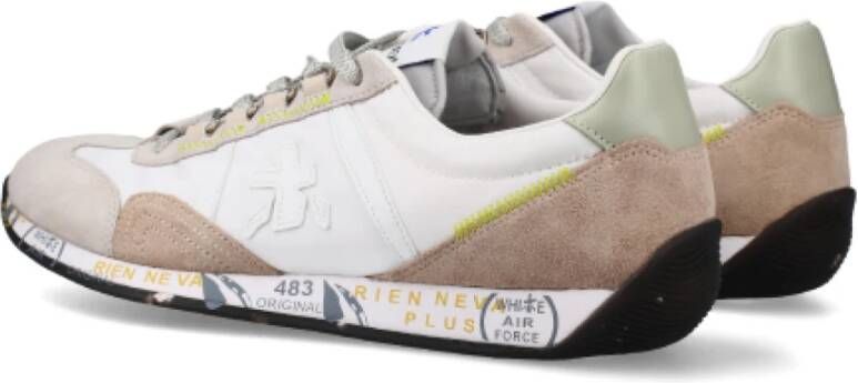 Premiata Witte Sneakers Jackyx Stijl
