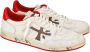 Premiata Clay6777 Wit Logo Contrast Bruin Sneakers White Heren - Thumbnail 13