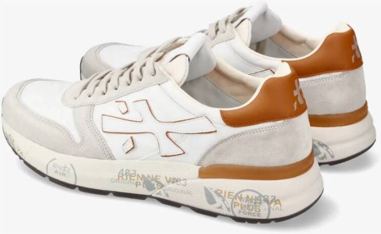 Premiata Witte Sneakers Mick Kwaliteitsmaterialen