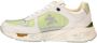 Premiata Mase Women White Green Lage sneakers - Thumbnail 3