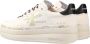 Premiata Low-Top Sneakers Animal Print Laces Ivory Leather And Suede Sneaker in wit - Thumbnail 15