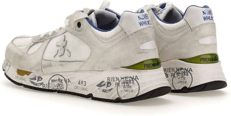 Premiata Witte Sneakers Multicolor Heren