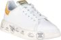 Premiata Witte leren sneakers met logozool White Dames - Thumbnail 11