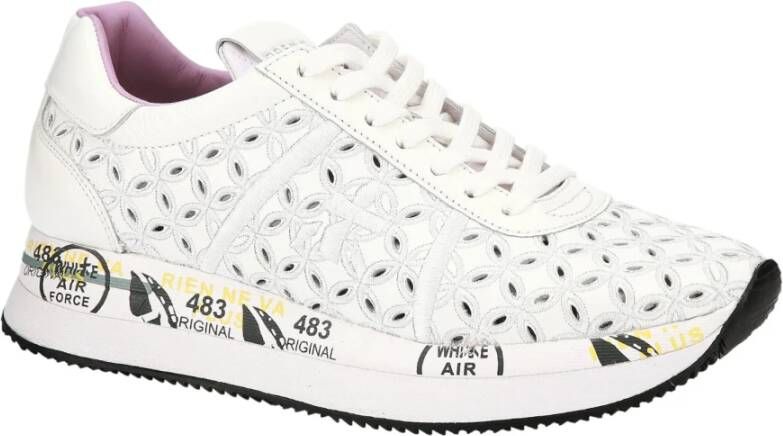 Premiata Witte Sneakers White Dames