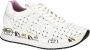 Premiata Geperforeerde Leren Sneakers White Dames - Thumbnail 2