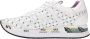 Premiata Geperforeerde Leren Sneakers White Dames - Thumbnail 18