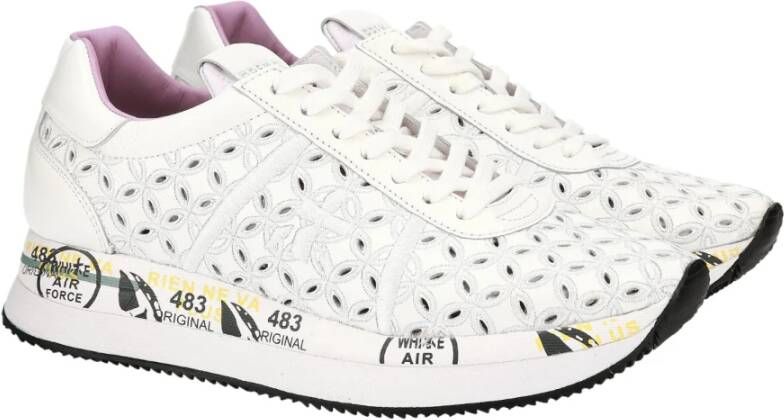 Premiata Witte Sneakers White Dames