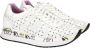 Premiata Geperforeerde Leren Sneakers White Dames - Thumbnail 24