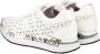 Premiata Geperforeerde Leren Sneakers White Dames - Thumbnail 25