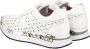 Premiata Geperforeerde Leren Sneakers White Dames - Thumbnail 20