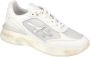 Premiata Witte Sneakers Ronde Neus Logo Patch White Dames - Thumbnail 6