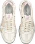 Premiata Leren en Technische Stofsneakers White Dames - Thumbnail 12