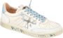 Premiata Witte Sneakers Paneelontwerp Gekreukte Afwerking - Thumbnail 4