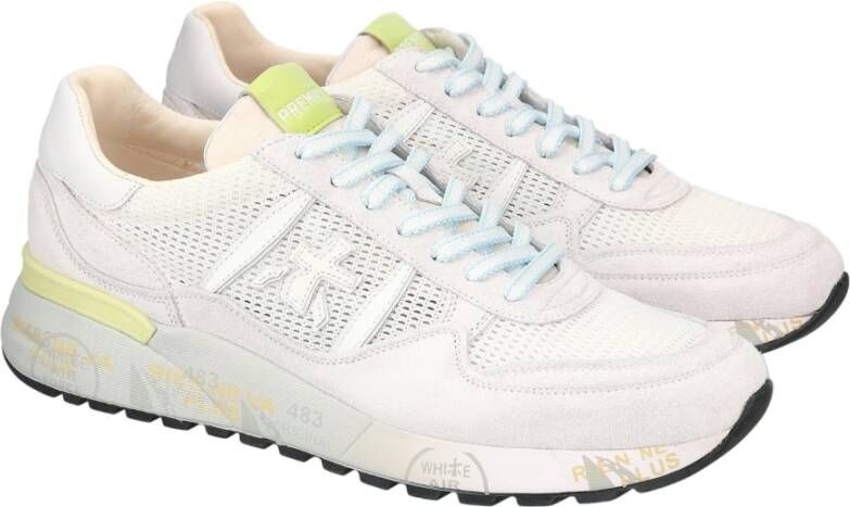 Premiata Witte Sneakers White Heren