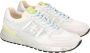 Premiata Witte Landeck Sneakers met Gele Accenten White Heren - Thumbnail 7