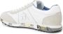Premiata Heren Sneakers Lucyd 206E van leer en suède White Heren - Thumbnail 4