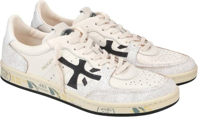 Premiata Witte Sneakers White Heren