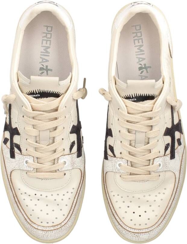 Premiata Witte Sneakers White Heren