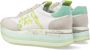 Premiata Witte Suède en Nylon Sneaker - Thumbnail 2