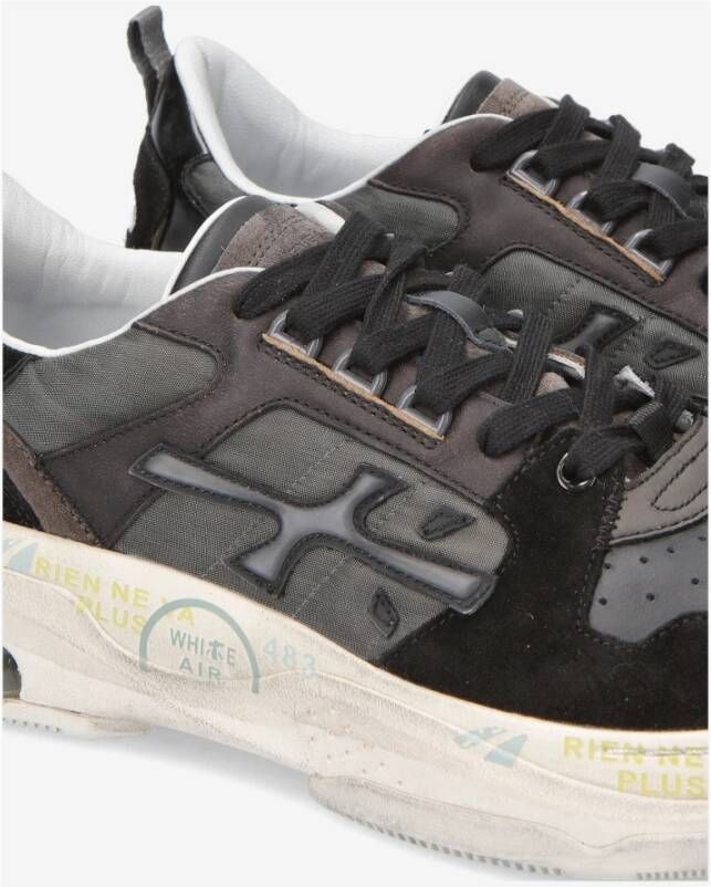 Premiata Witte Unieke Sneakers met Kleurrijke Details