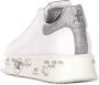 Premiata Witte Leren Sneakers met Glitter Inzetstukken White Dames - Thumbnail 6