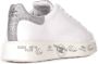 Premiata Witte Leren Sneakers met Glitter Inzetstukken White Dames - Thumbnail 7