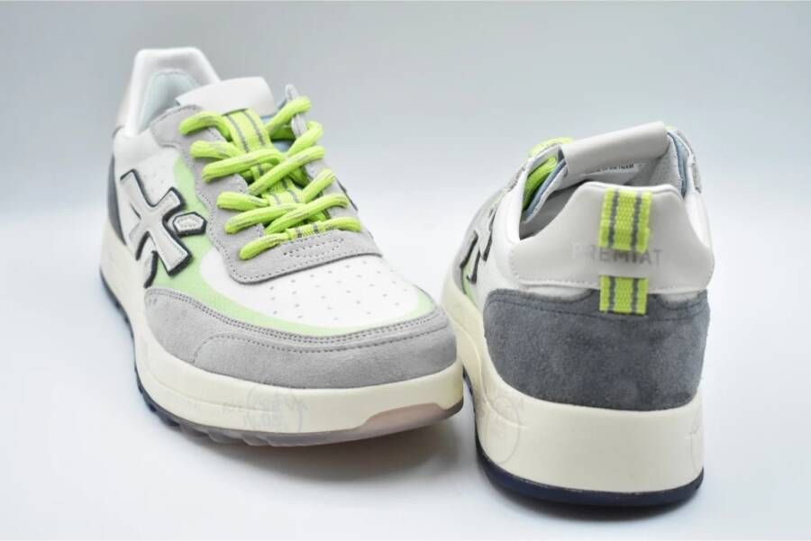 Premiata Witte Veterschoenen voor Heren